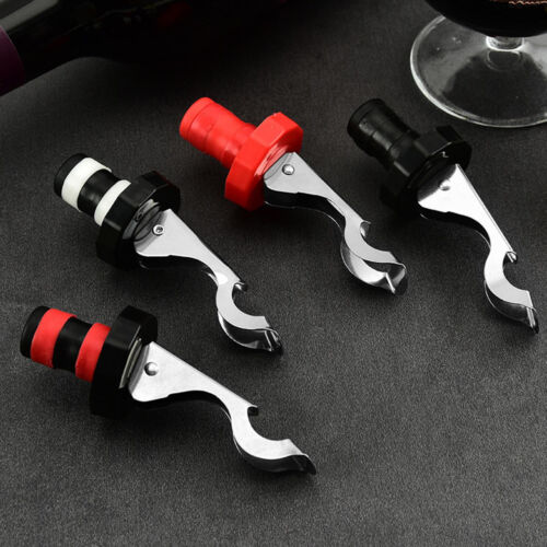 4pcs Bottle Stopper Wine Champagne Saver Stopper Beer Seal Sealer Stopper NEW