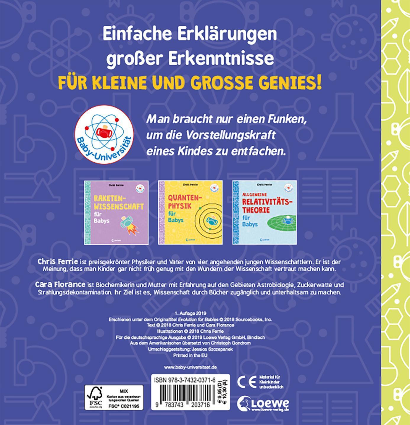 Thumbnail - Baby-universität - Evolution Für Babys Chris Ferrie (u. A.) Buch 26 S.