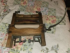 Antique Lovell Mfg Co No 110 Clothing Laundry Clothes Wringer Dated June 29 1898