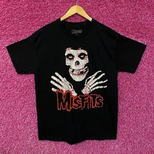 Misfits Crossed Arms Crimson Ghost Horror Punk Band Tee large