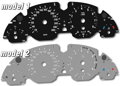 BMW E39 M5 - Remplacement Dial - Converted A Partir De Mph To Km/H Noir Dial - Photo 1/3