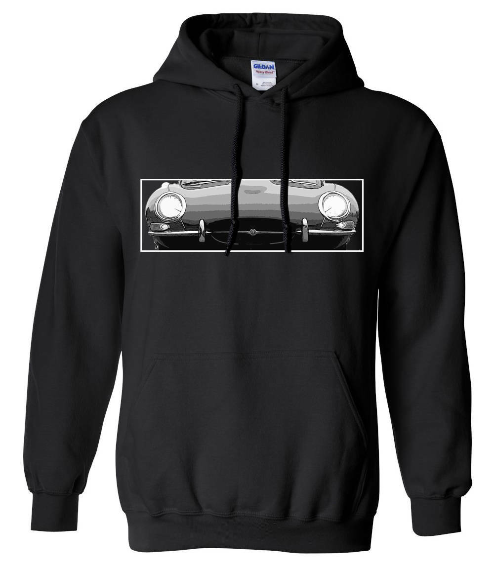 Jaguar E-Type Car Sweatshirt, Sports Car hooded sweater, Classic Car Gift for Me