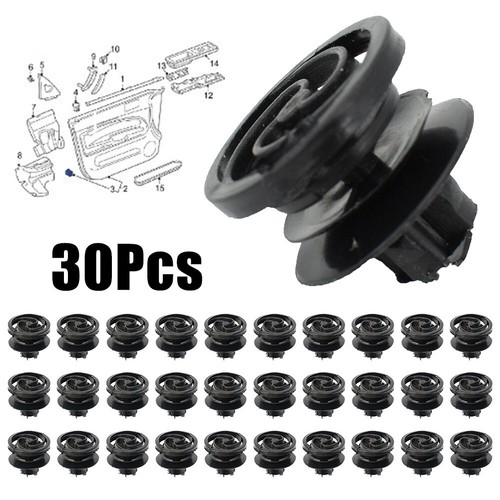 30*Auto Tür Trimmen Panel Retainer Clips Niet 3B0-868-243 Für Golf Für Passat B5 - Bild 20 von 24