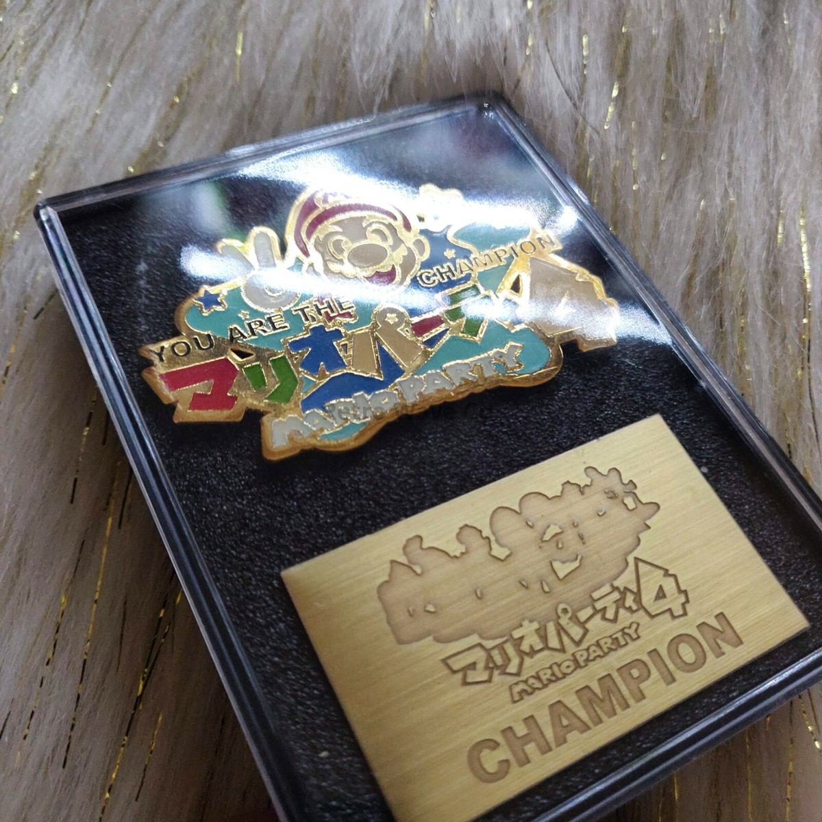 Mario Party 4 Pin Badge - Nintendo Prize Hudson Super Mario