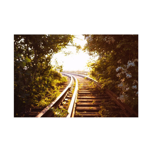 Railway Backdrop Wall Decor Photographic Background 5x3ft - Picture 1 of 1