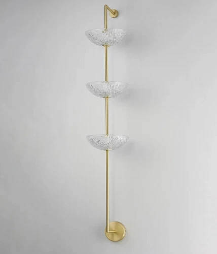 Maxim 24989TCSBR Metropolis 3 Light 56" Wall LED Bathroom Sconce Brass 24989TC - Picture 2 of 5