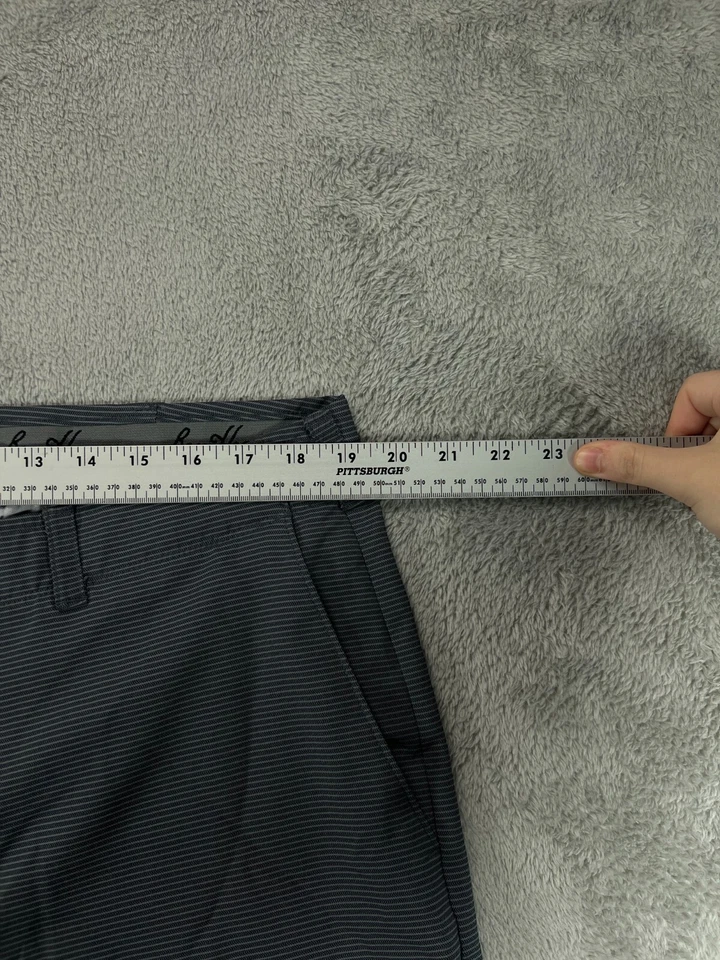 Шорты для гольфа мужские Ben Hogan 40 серые в елочку в полоску мягкие легкие 10 дюймов - Изображение 4 из 4