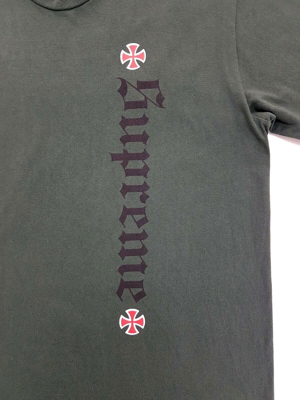 Supreme Independent Old English Tee Olive Green Size L FW17 T-Shirt