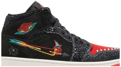 Air Jordan 1 Mid \'Siempre Familia\' Men’s Size 13 (DN4904-001) OG ALL Nike Air Jordan 1 Mid Siempre Familia Black DN4904-001 Men main image 2
