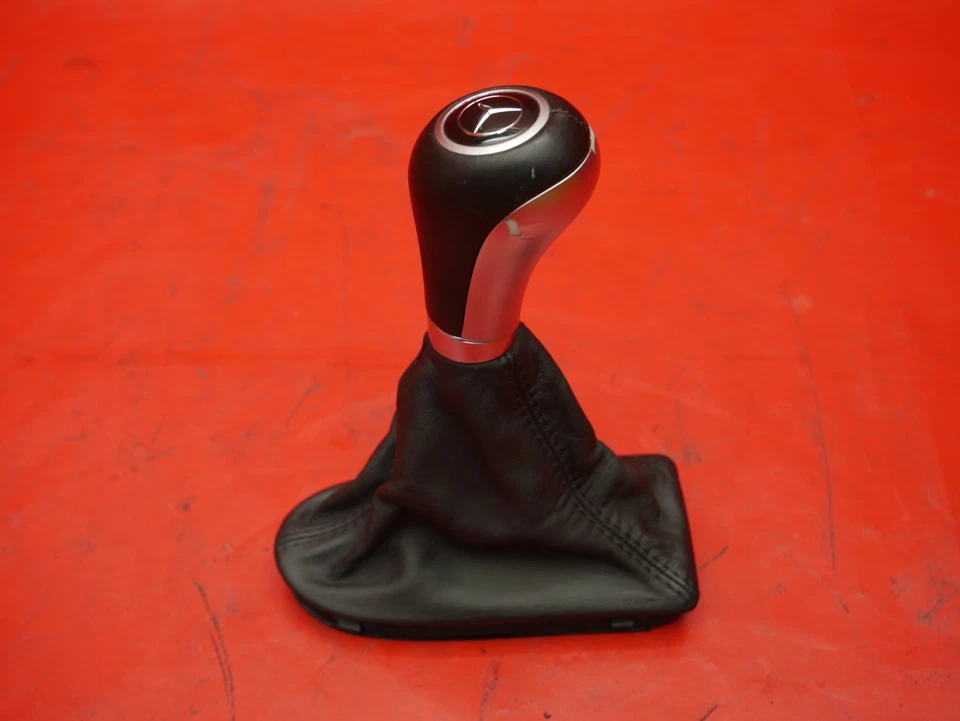 Schaltknauf Mercedes S211 W211 E-Klasse Wahlhebel Leder A2112675510 Schwarz /51 - Bild 3 von 4