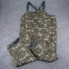 Simms Pants Mens 3XL Camo Fishing Challenger Rain Bib Overalls Waterproof Gear