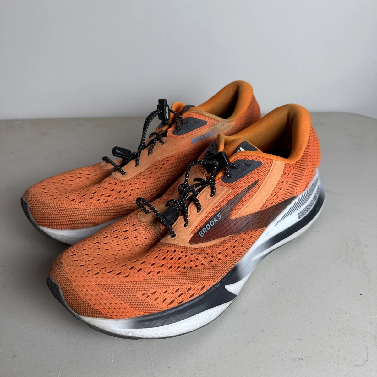 Brooks Adrenaline GTS 24 Winter Sky Ebony Orange for sale | eBay display picture 3