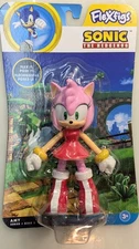 FleXfigs Sonic the Hedgehog Amy bendable toy figure NJ Croce 52495