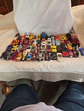 Lot of 58 Hot Wheels Matchbox Loose Cars Trucks VARIOUS BRANDS Various Condition