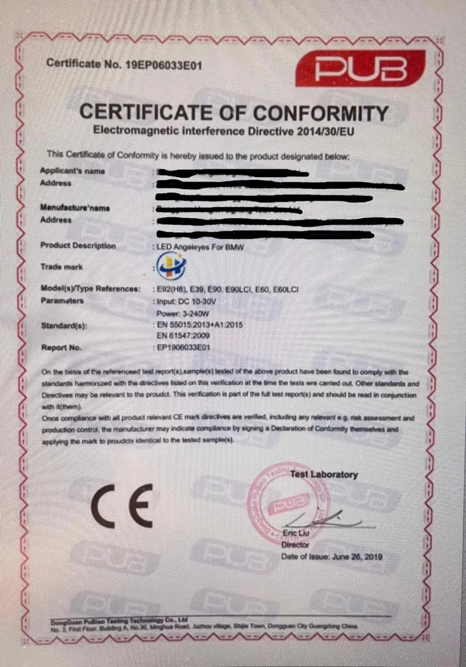 2stk LED Angel Eyes Scheinwerfer für Beamer - Bild 4 von 4