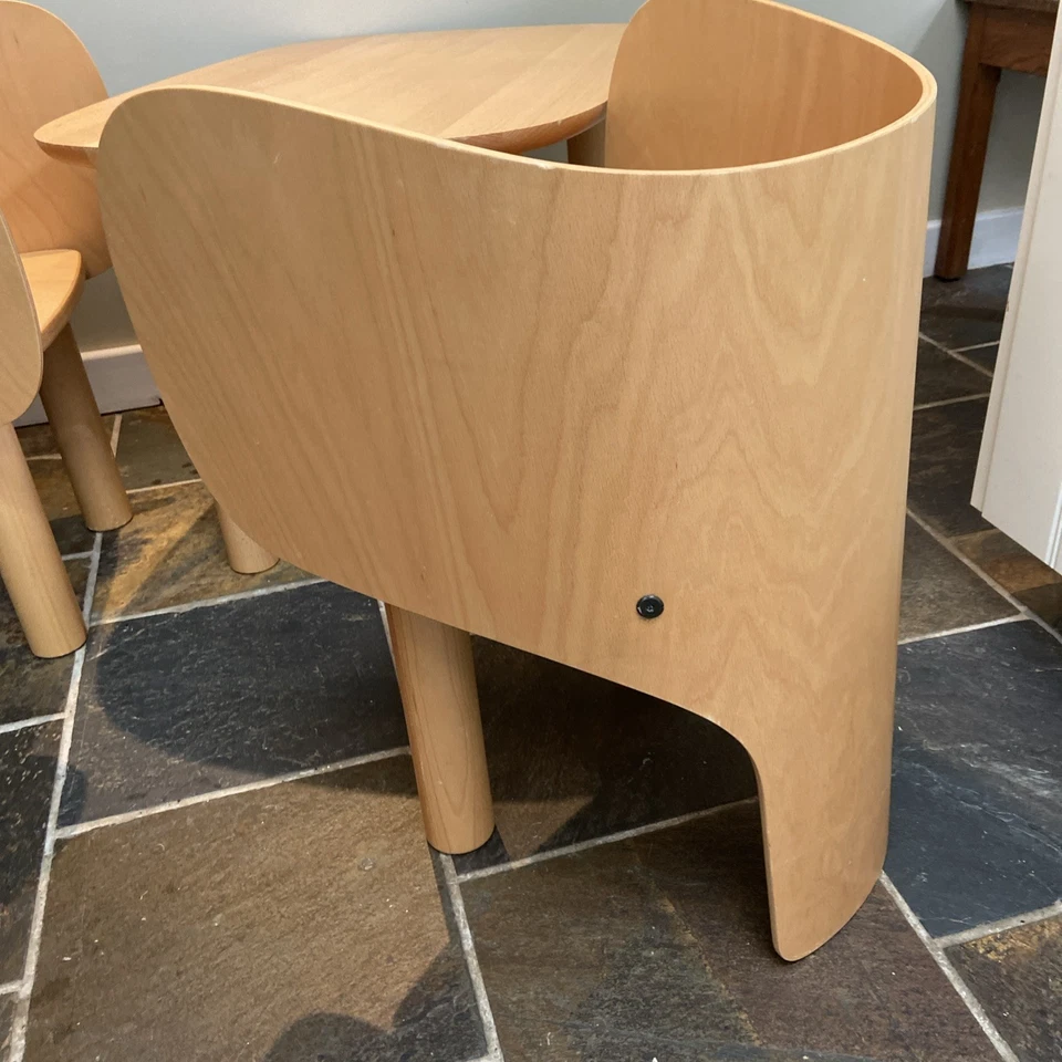 Elements Optimal Elephant Chairs & Table Bent Plywood - Image 2 of 4