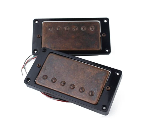 Guitar Humbucker Pickups Set - Double Coil Neck and Bridge Pickup Parts for LP 6