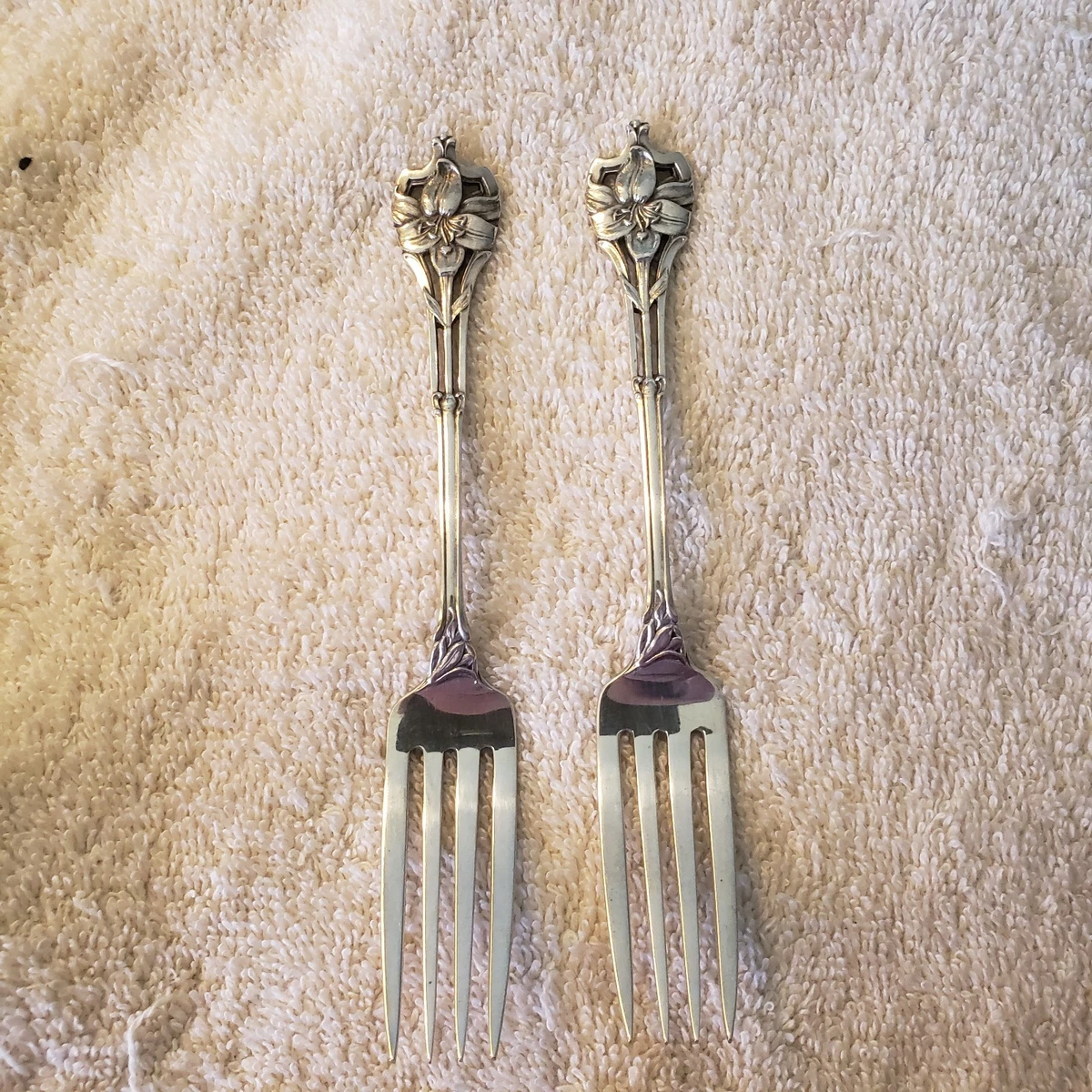 Watson 1900-1940 Antique US Sterling Silver Flatware-Forks for
