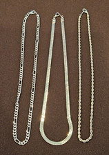 Lot of 3 - Claire's Silver Tone Necklace