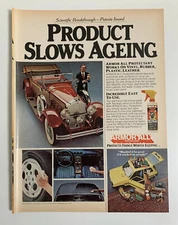 1979 Armor All Print Ad Original Vintage Product Slows Ageing Protects Things