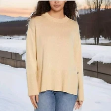 Gap, Women's Knit Cotton Sweater, Size XXL, Pull over, Long Sleeve, Taupe, New