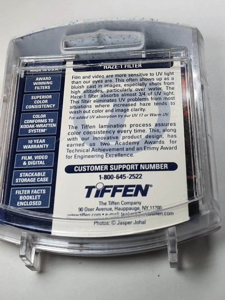 Genuine Tiffen 67mm UV Haze 1 Glass Lens Filter 67 mm UV Protection Safety E-67 - Image 4 of 4