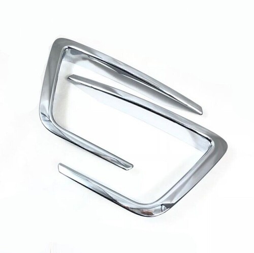 Pair Chrome Front Fog Light Cover Lamp Trim For Ford Expedition 2018-2021 NI - Bild 4 von 5