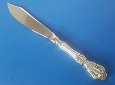 Oneida Michelangelo Stainless Steel Fish/Master Butter Knife-9"-Unique