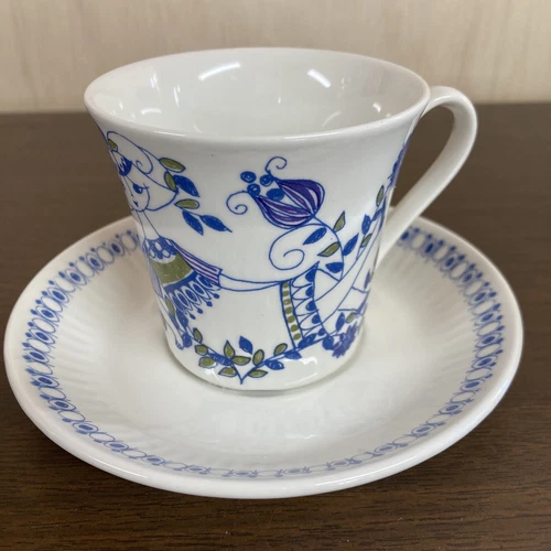 MID CENTURY Figgjo Flint Norway Turi Design Lotte CUP AND SAUCER SET