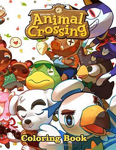 Animal Crossing Coloring Book for kids and Adults (Paperback, 2020) | eBay