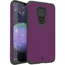 for Motorola Moto G Play 2021 Rugged Heavy Duty Shockproof Cover MAGENTA PURPLE