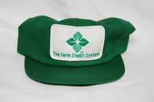 K-Products The Farm Credit System Patch Green Hat Cap Trucker Snapback Iowa