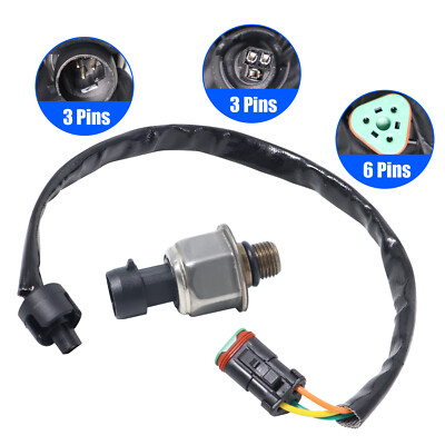 Fit For Caterpillar CAT C15 MXS BXS NXS 2244535 3PP66A Fuel Rail Pressure Sensor