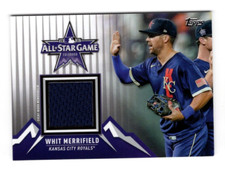 WHIT MERRIFIELD 2021 TOPPS BASEBALL UPDATE SERIES ALL-STAR GAME JERSEY RELIC