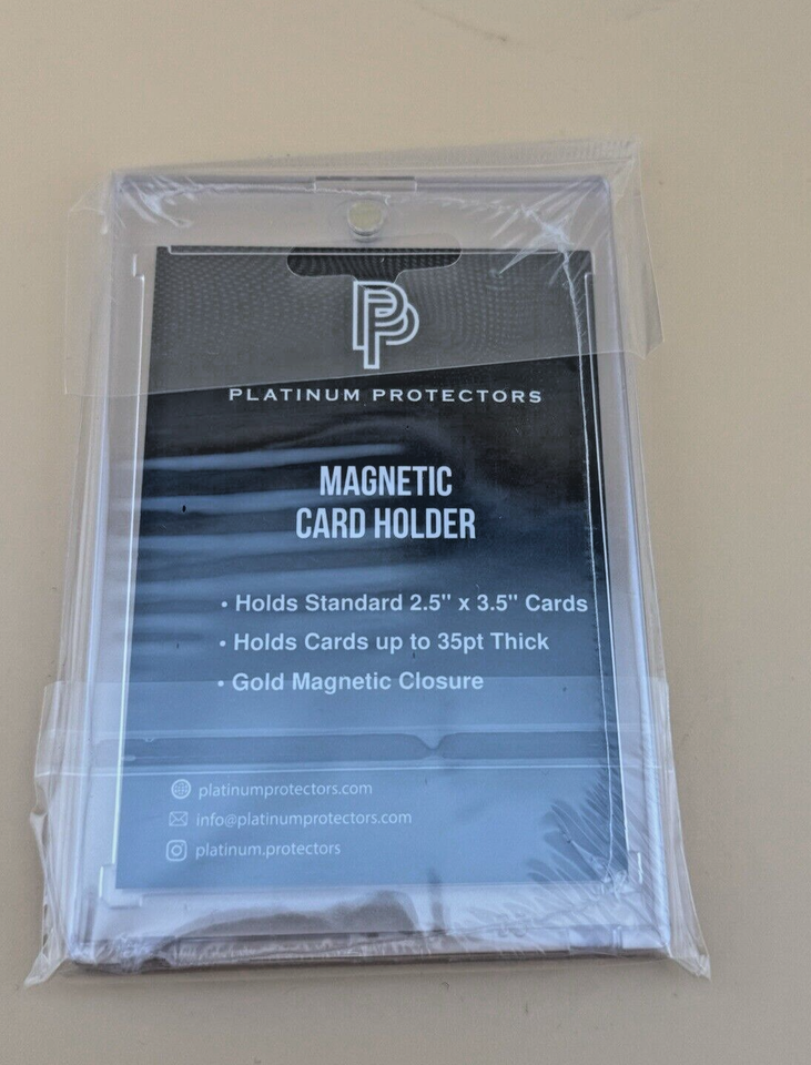 10xPlatinum Protectors Card Holder for 35pt Trading Cards One