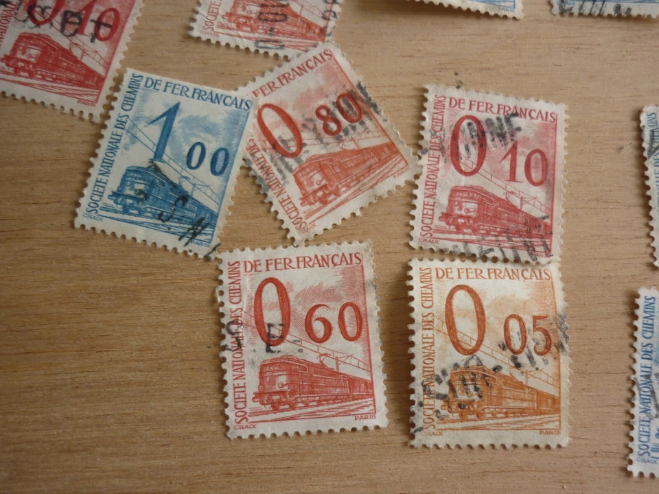 LOT 23 TIMBRES / CHEMINS DE FER FRANCAIS - Photo 3/3