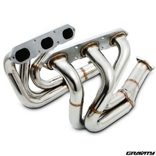 STAINLESS EXHAUST MANIFOLD SPORT RACE PAIR FOR PORSCHE 911 996 3.4 3.6 CARRERA
