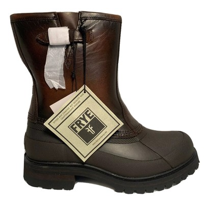 frye shearling boots mens