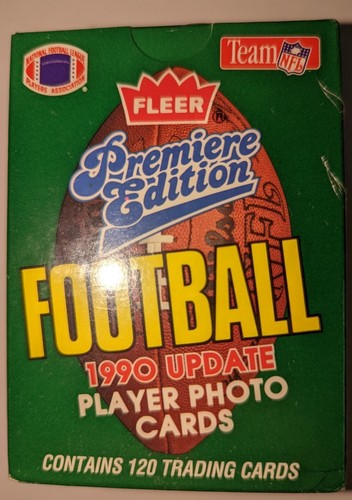 1990 Fleer Football 120 Card Factory Sealed Update Set Emmitt Smith RC ROOKIE - Picture 3 of 5