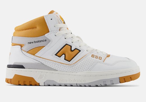 Men's New Balance M650 White Orange BB650RCL Basketball - 第 3/5 張圖片