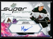 2023-24 SPx Superscripts #SS-MA Matias Maccelli