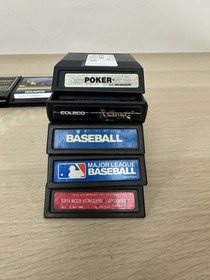 10 Vintage INTELLIVISION Video Game Cartridge Lot - No Duplicates!