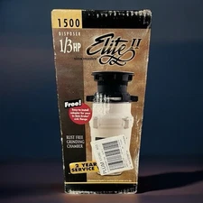 Sink Master Model 1500 Elite 2 , 1/3 HP Garbage Disposal . ￼