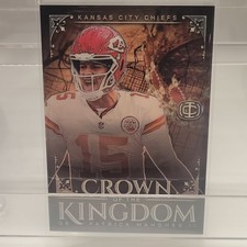 Panini 2025 Icon Collection Crown of the Kingdom CK-5 Mahomes Chiefs NFL
