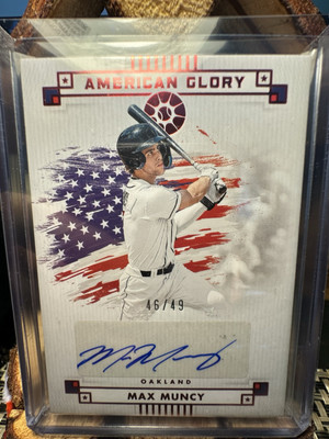 2024 Panini Boys of Summer - American Glory Signatures Red #AGS-MM Max Muncy /49