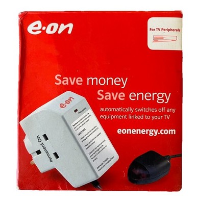 E.ON TV Power Down Stecker Abschaltautomatik Energiesparfunktion TVA106EON Neu