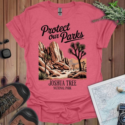 Protect Our Parks Joshua Tree National Park Unisex Fit Soft T-Shirt - 第 33/44 張圖片