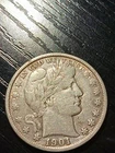 1901 Barber Half. Fine. Attractive. No reserve.