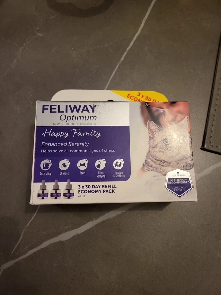 Feliway MultiCat FRIENDS 30 Day REFILL Cat Feline Stress Behavior Relief - 48ml - Image 2 of 4