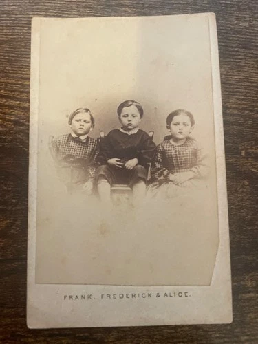 New ListingCDV "Children of the Battlefield" 154th NY from Gettysburg